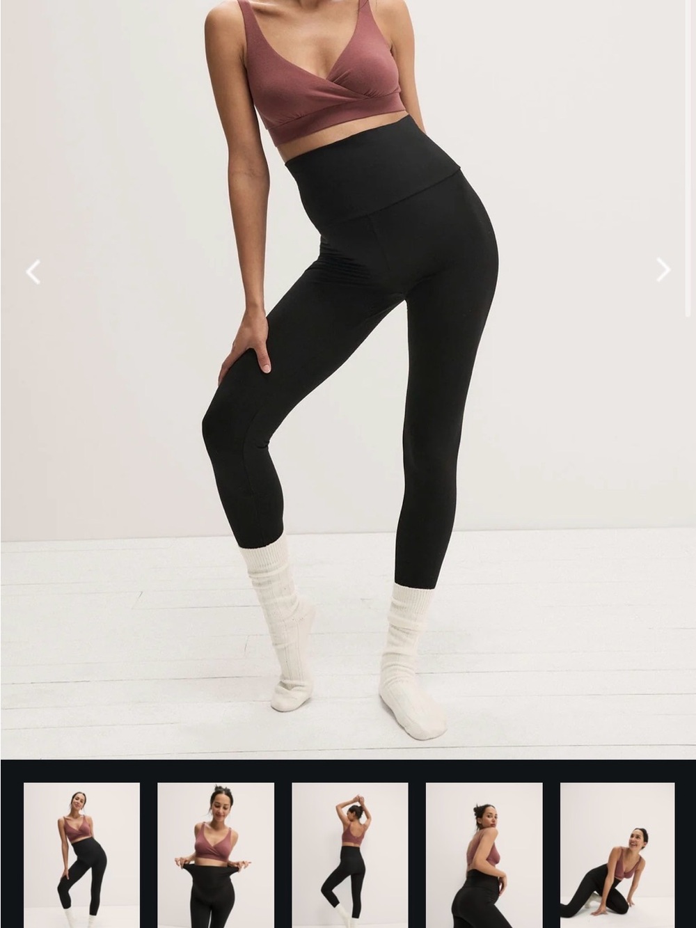 Hatch Classic Black Leggings